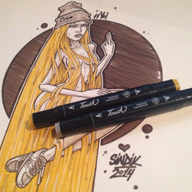 Златовласка "на найках"