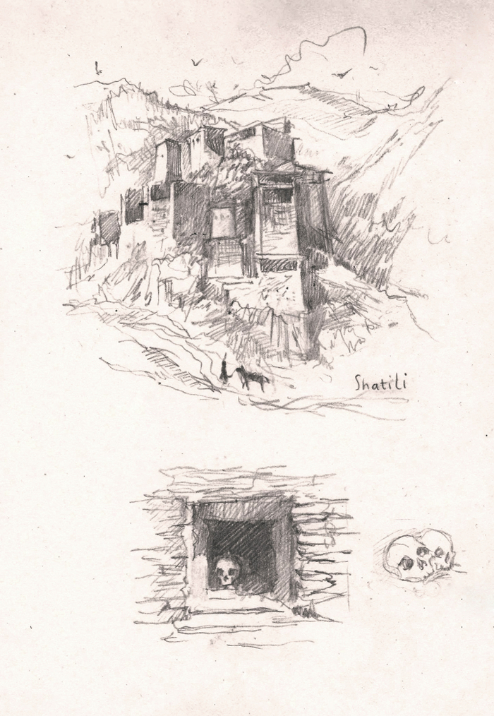 грузинские эскизы. шатили