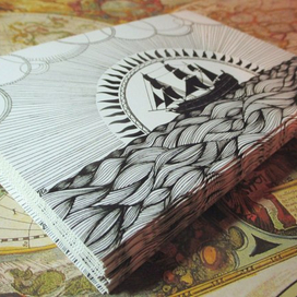 Черная жемжужина. Открытки для посткроссинга