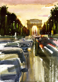 Пробки в Париже