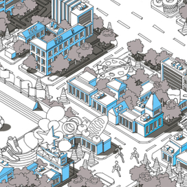 Элемент 2 карты для веб-сайта дизайн студии. 