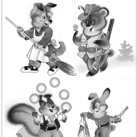 "Мохнатые профессии" В. Степанов