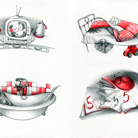 Страшилки. Спусковые иллюстрации