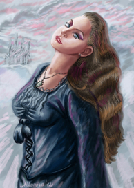 готичная  девушка