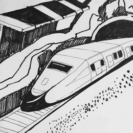 Скоростной поезд 