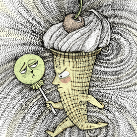 Иллюстрация к сказке о завоевании буфета