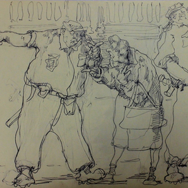 В оцеплении