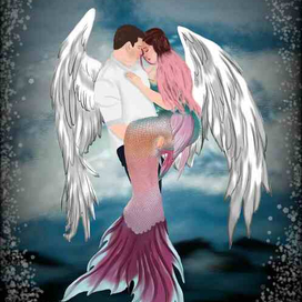 Ангел и русалка