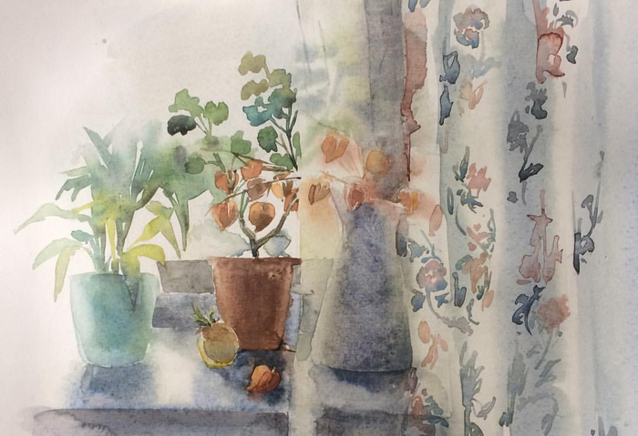 Кухонный подоконник