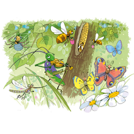 Лесные насекомые