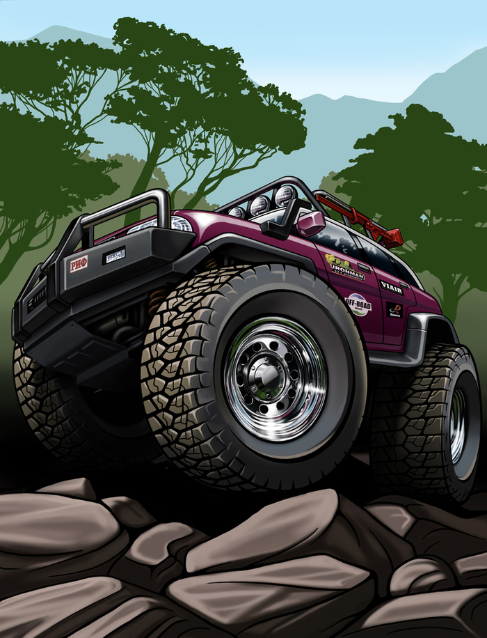 Иллюстрация к рекламе дисков, в журнал.