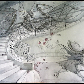 Эскиз к произведению Лема "Маска"