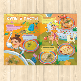 Разворот «Супы и пасты»