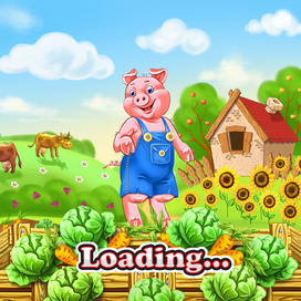 Сбежавший поросенок!