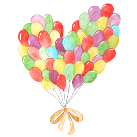 Акварельные шары