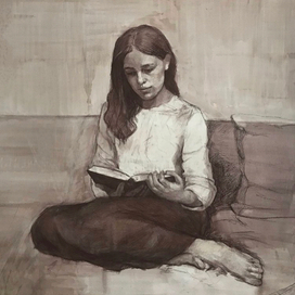 Читающая девушка 