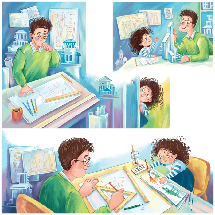 Иллюстрации для издательства АМОЗА 