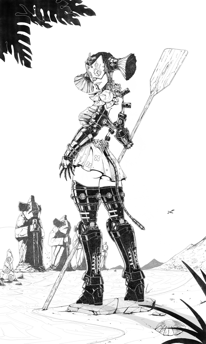 Аллоды Онлайн. Девушка-Зэм с веслом