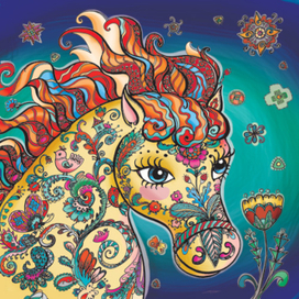 Золотая лошадка