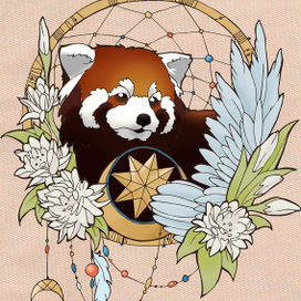 рыжая панда