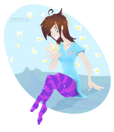 Полосатые колготки