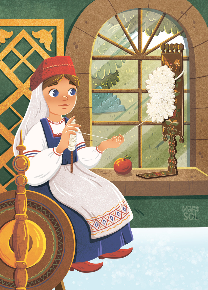 Открытка к сказке