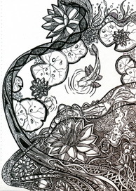 Карпы и кувшинки