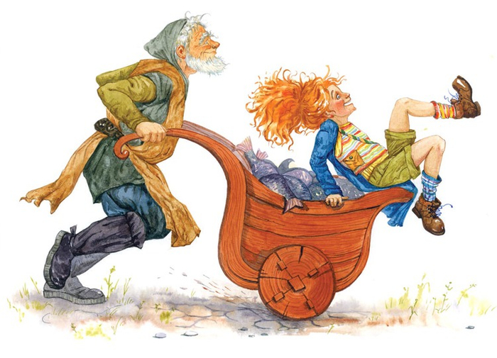 Иллюстрация к книжке Силены Андерс "Мороженое времени"