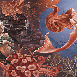 Иллюстрация к сказке Г.Х.Андерсена "Русалочка"