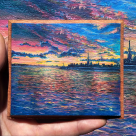 Закат над Петропавловской