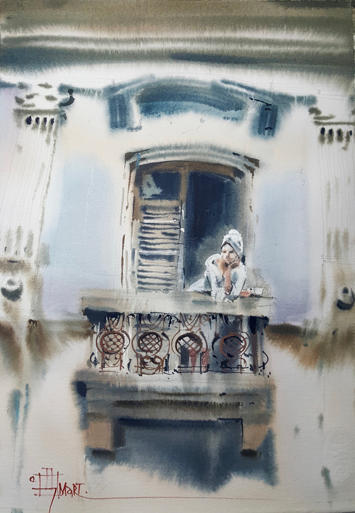 мой утренний кофе во Флоренции