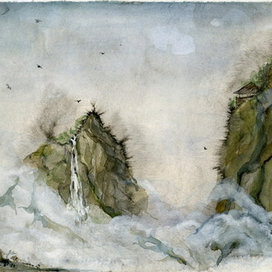 Водопад у деревни