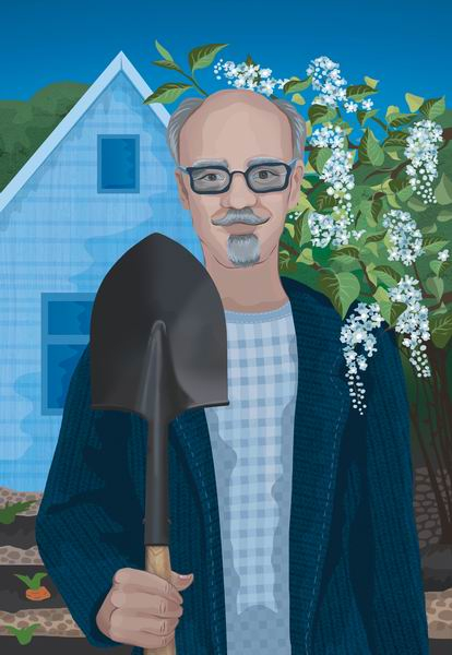 Жил-был  дед