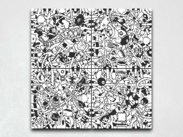 Мегабесшовный Дудлпаттерн