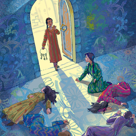 Иллюстрация из сборника "Сказки со всего света"