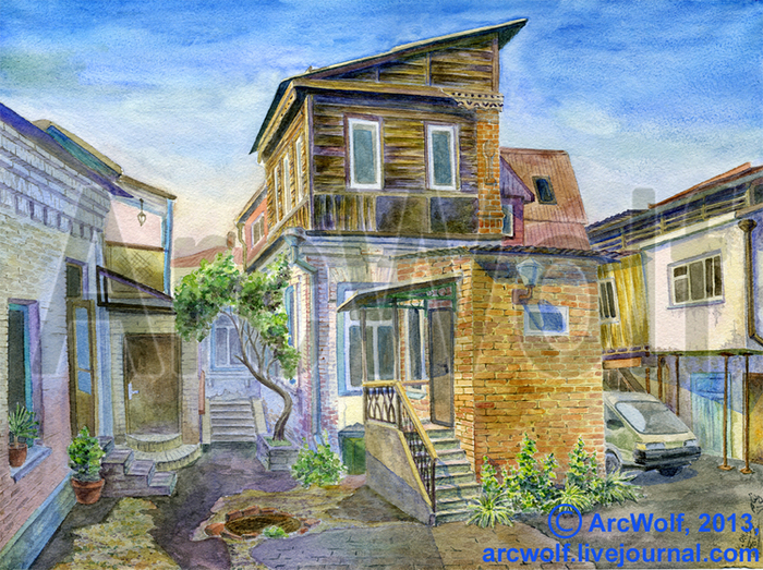 Дворик на ул. Красной