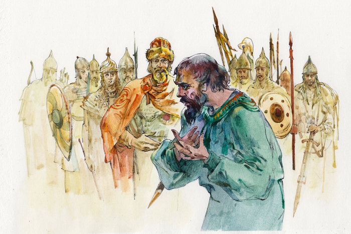 Илл. к книге О.Тихомирова "На страже Руси"