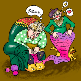 Серия: "Влюблённые старички"