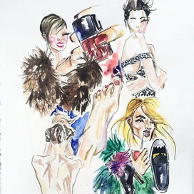 Fashion иллюстрация