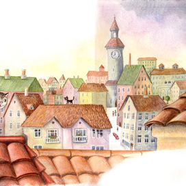 Кошки на крыше