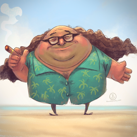 Danny DeVito Caricature