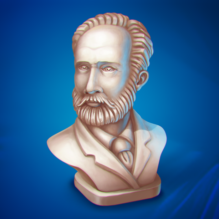 Бюст Петра Ильича Чайковского