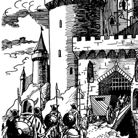 Иллюстрация к книге "Удивительные приключения Билла Грэлли.".