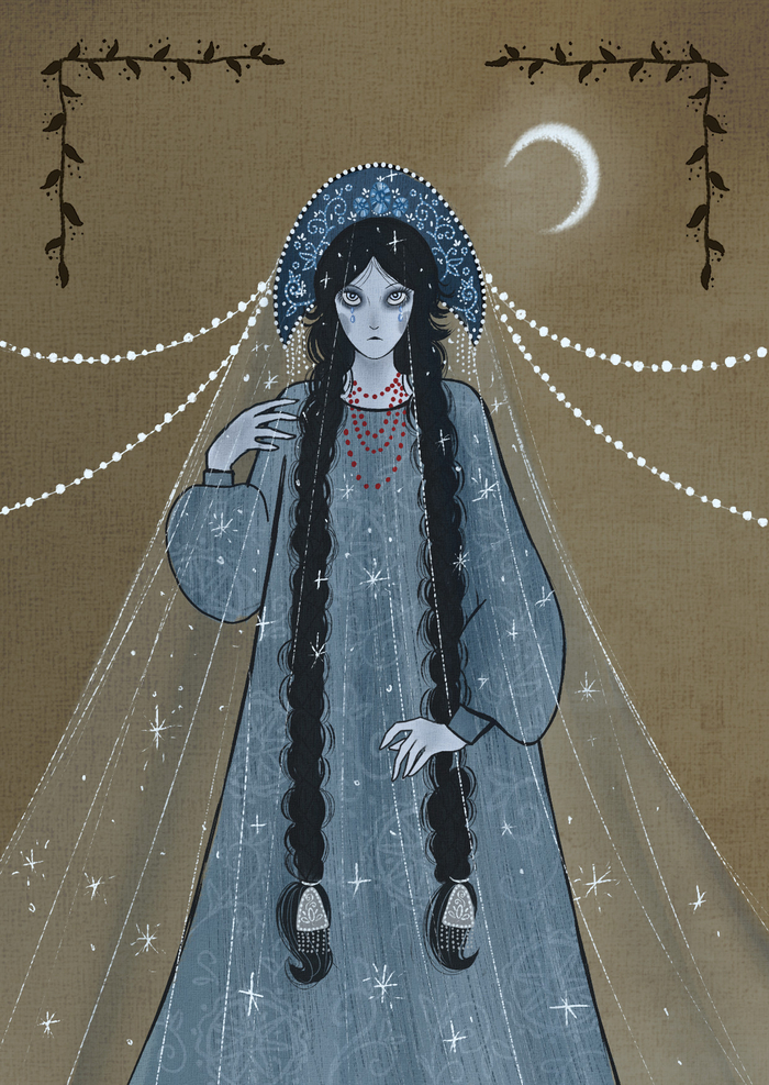 Иллюстрация "Царевна Несмеяна"