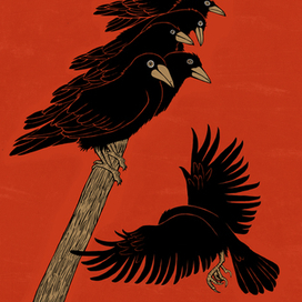 Иллюстрация к повести Отфрида Пройслера "Крабат"