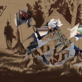 Вероника читает сказку