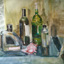 Стеклянная акварель