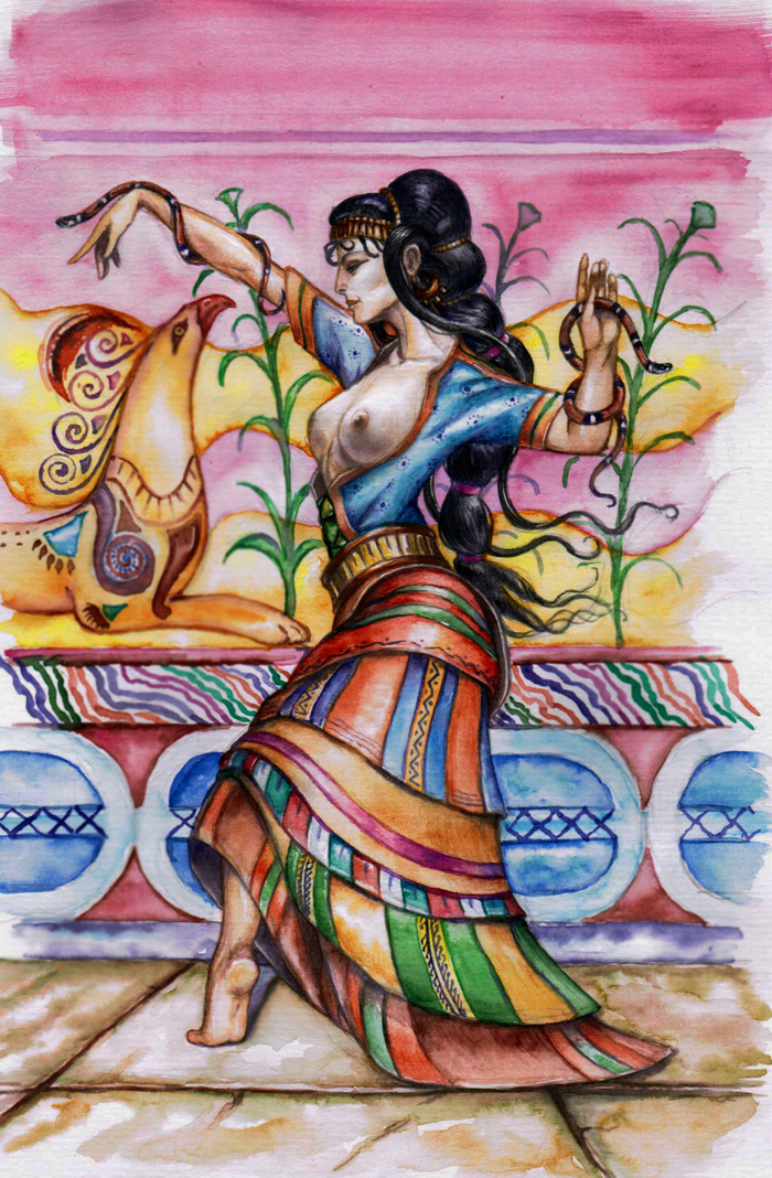 Критская жрица