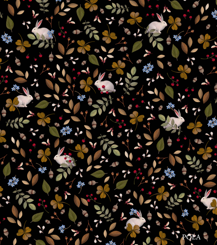 Полянка с кроликами