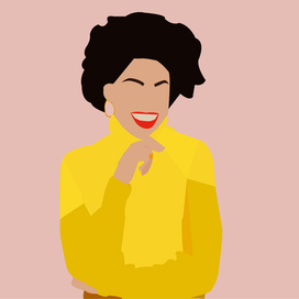 Улыбающаяся девушка